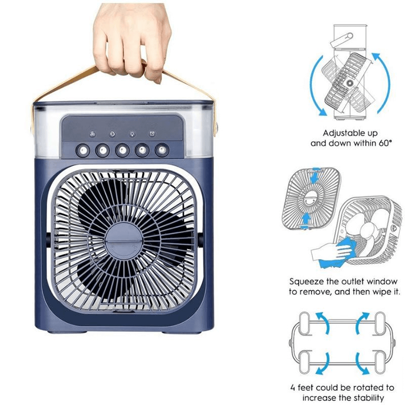 LED Portable Air Cooler Fan